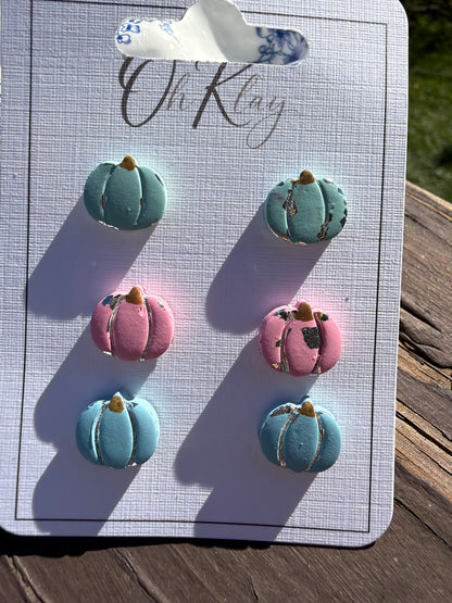 Pretty Fall Pumpkin Stud Pack