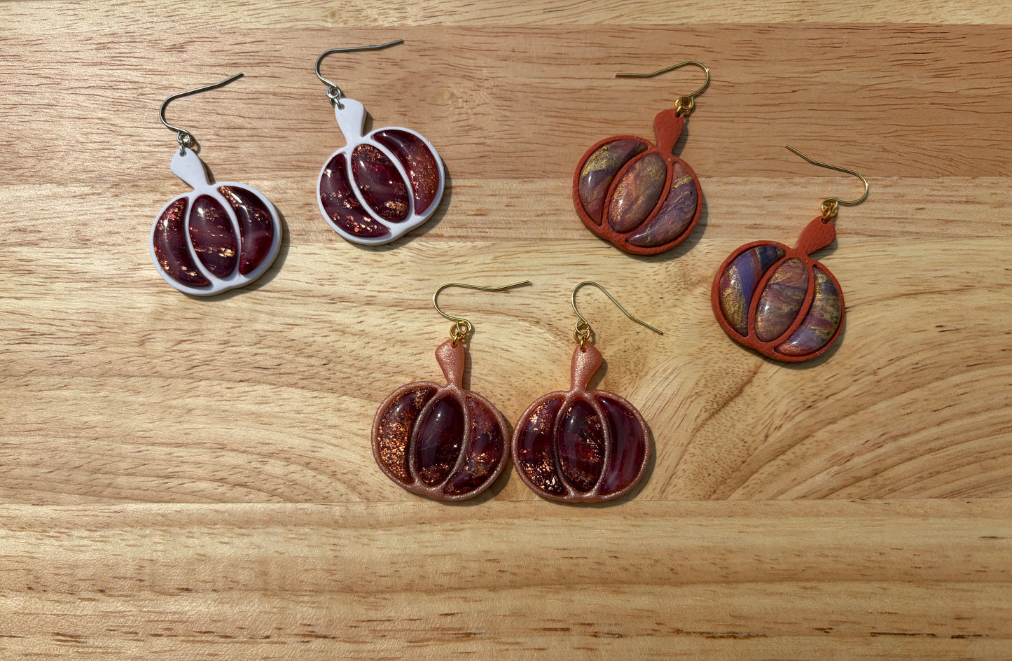 Pumpkin Stone Dangles