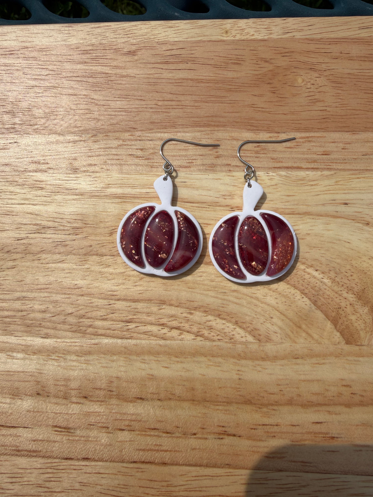 Pumpkin Stone Dangles