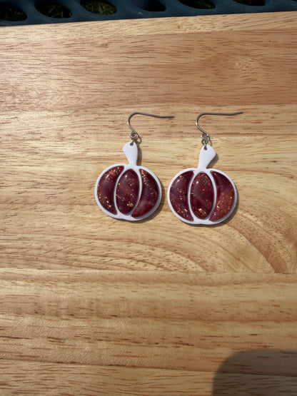 Pumpkin Stone Dangles