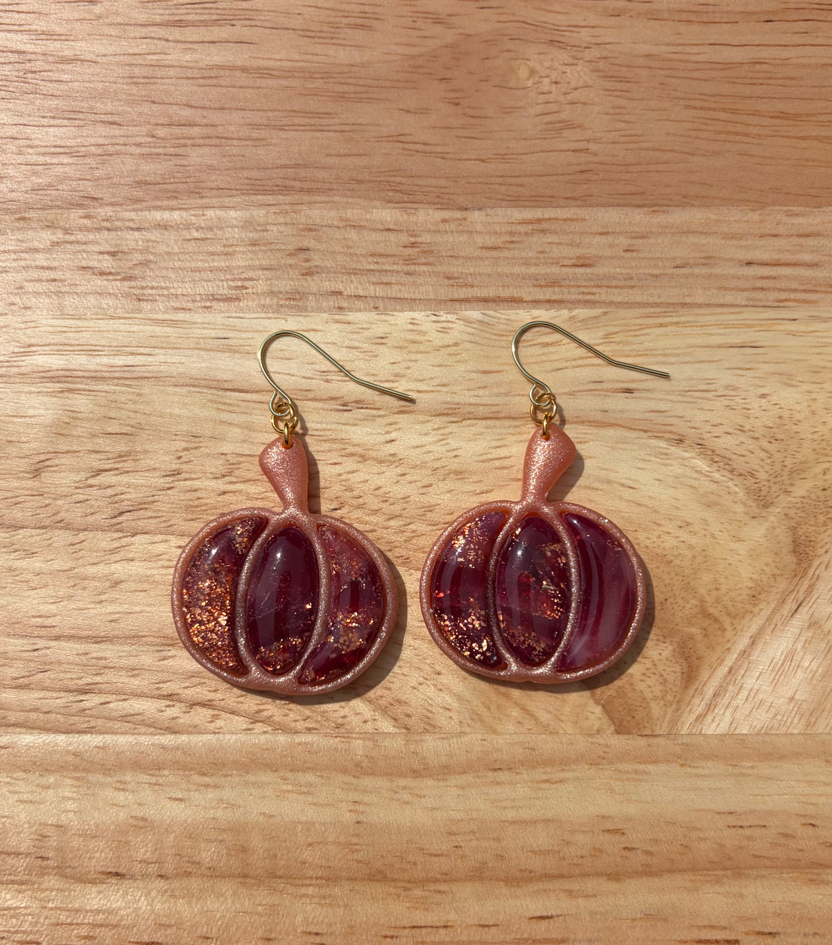 Pumpkin Stone Dangles