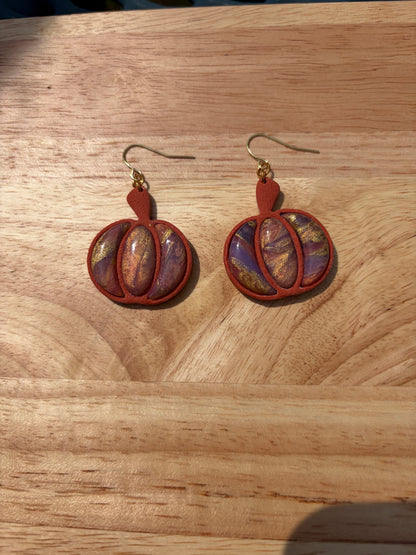 Pumpkin Stone Dangles