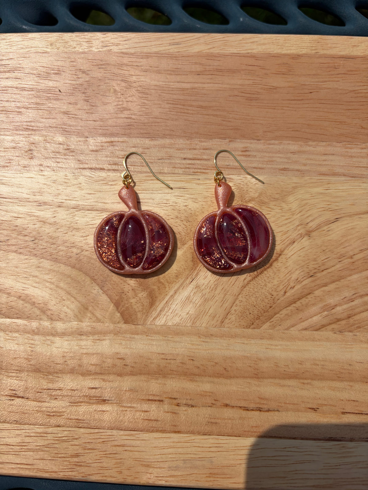Pumpkin Stone Dangles