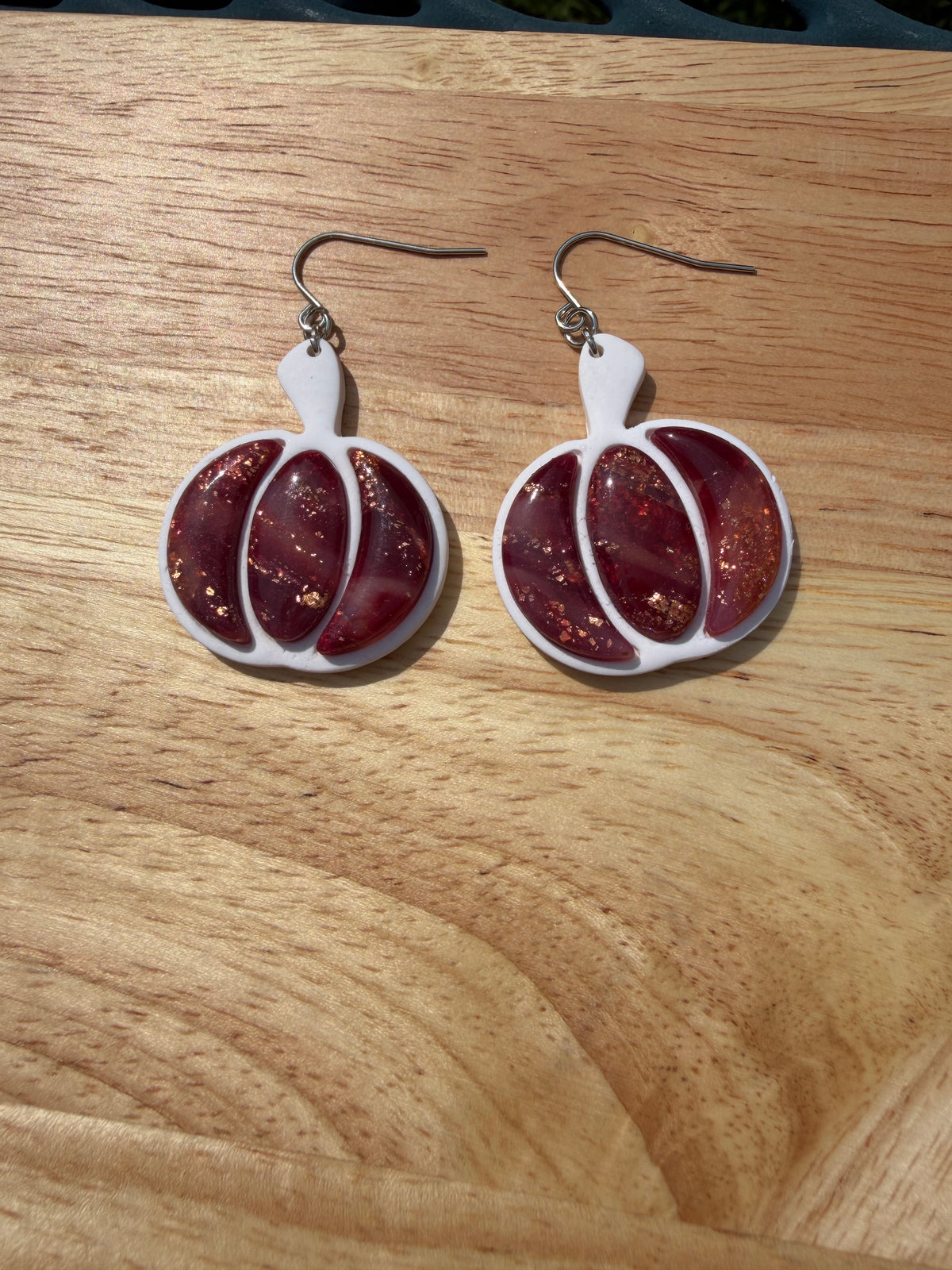 Pumpkin Stone Dangles