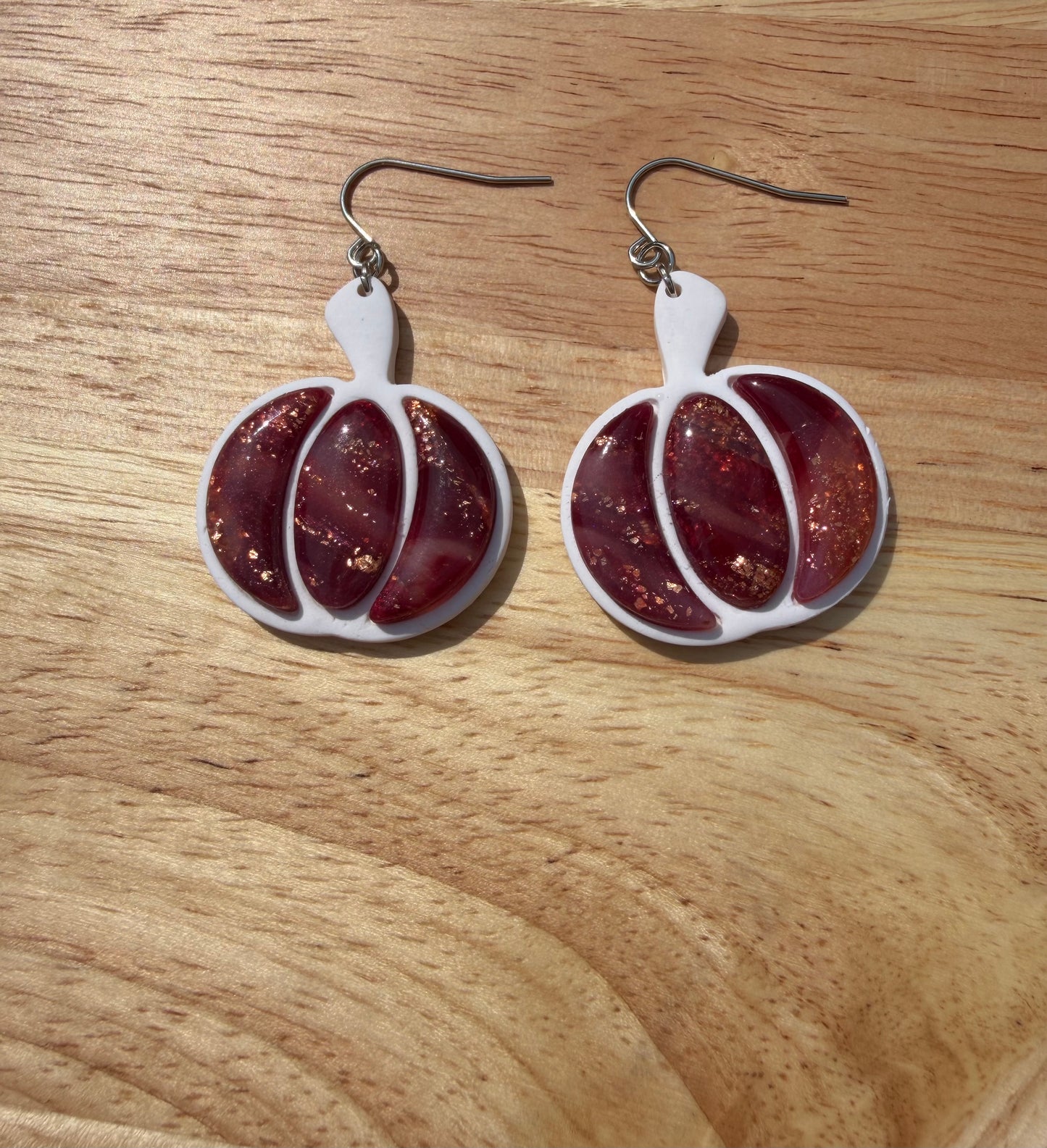 Pumpkin Stone Dangles