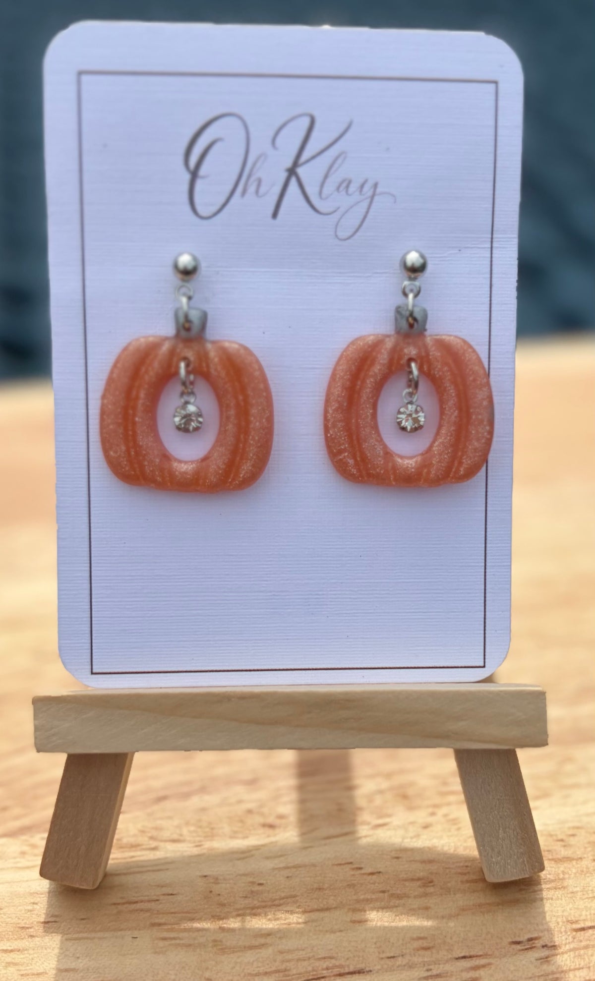 Hollow Pumpkin Dangles