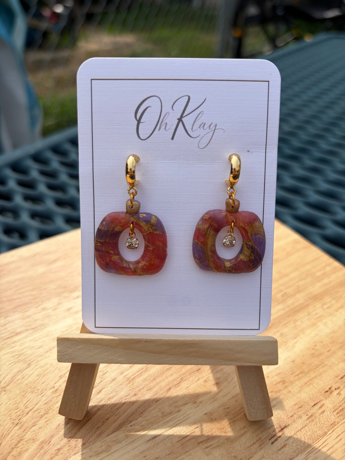 Hollow Pumpkin Dangles