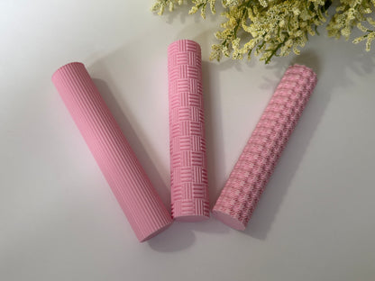 Large Pattern Texture Rollers- Set of 3