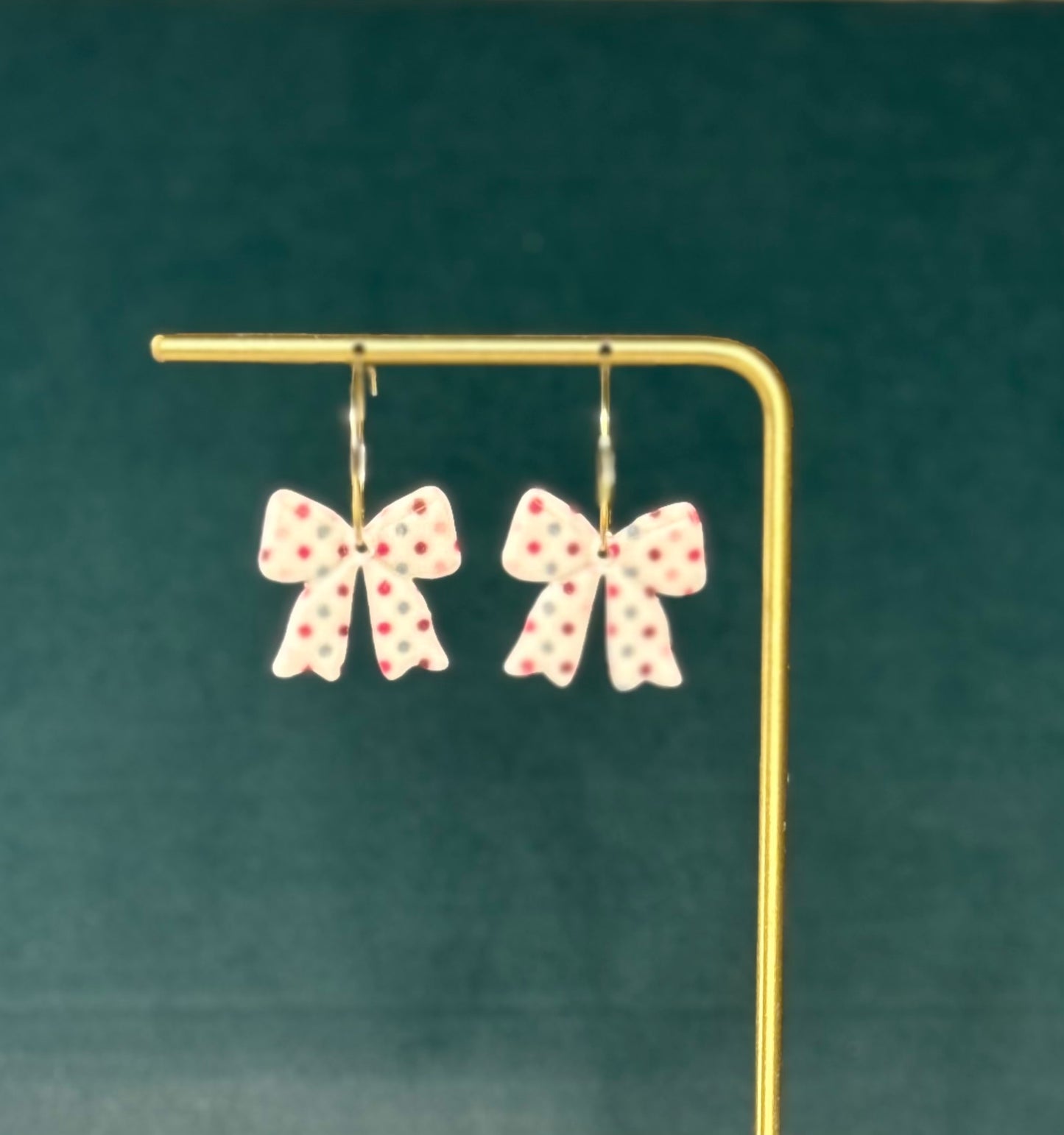 Large Bow Hoops