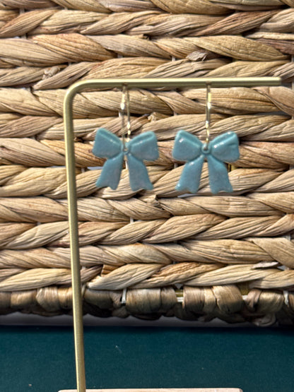 Large Bow Hoops