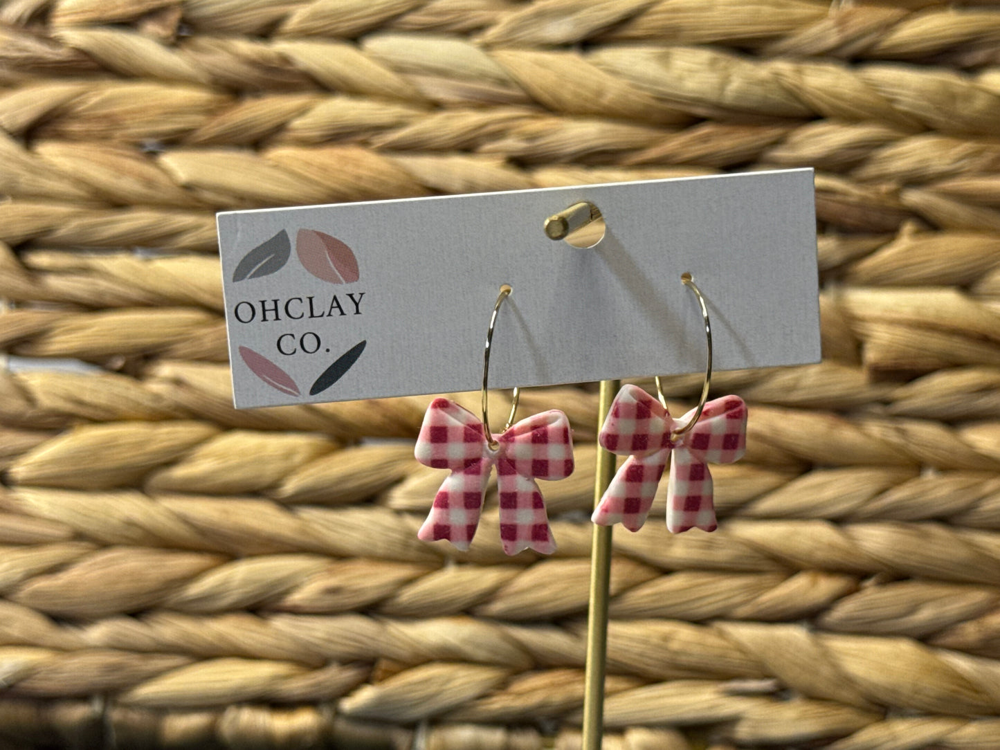 Large Bow Hoops