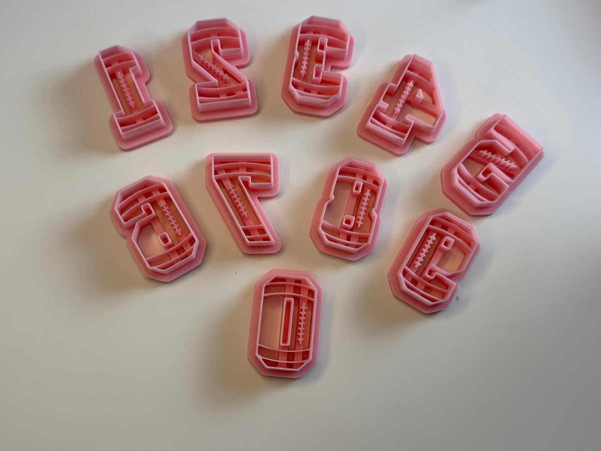 Football Number Dangle Cutters